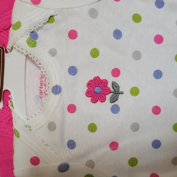 NWT Carter's Little Layette 4 long sleeved Bodysuits NB Newborn - Picture 4 of 7